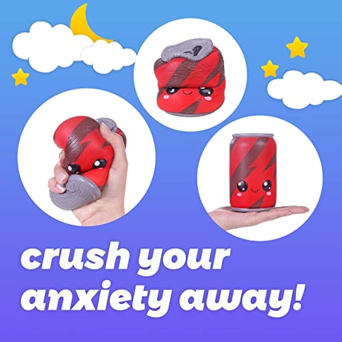 Anboor 4.7" Squishies Cola Slow Rising Super Soft Scented Kawaii Animal Squeeze Toys Stress Relief Collection