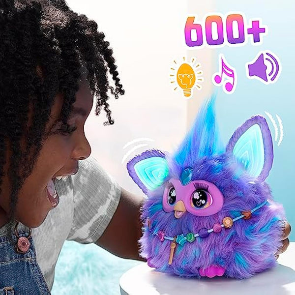 Furby Electronic Plush Toy with Sounds for Kids, Plush Toys, Interactive Talking Furby Collectible, 15 cm/6 inch, Soft to the Touch
