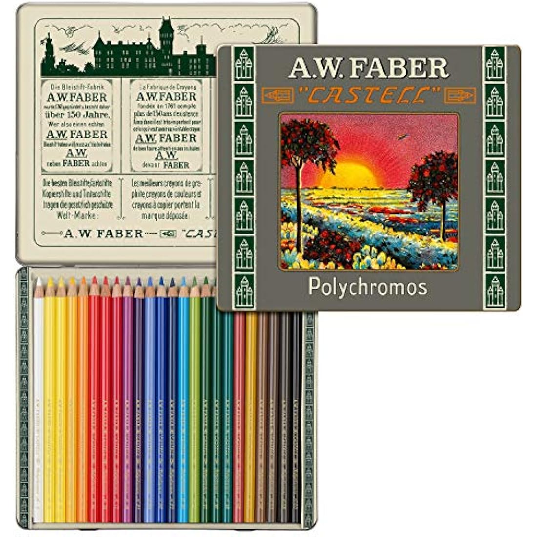Faber-Castell Limited Edition 111th Anniversary - Tin of 24 Polychromos Artists' Pencils