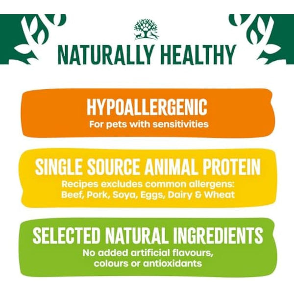 James Wellbeloved Adult Small Breed Turkey and Rice 1.5 kg Bag, Hypoallergenic Dry Dog Food