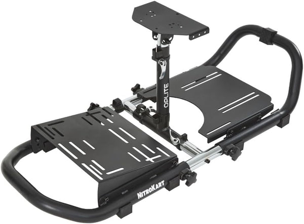 OPLITE - Chassis - Revolutionary and innovative Simracing Rig allows the use of flat-floor kart seats from karting - Black
