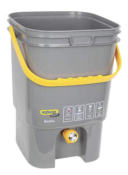 HOZELOCK - Liquid Fertaliser Biomix : Natural Gardening, Homemade Nutrient Rich Liquid Plant Feed, Ultimate Solution to Care for Plants, Easy-to-use