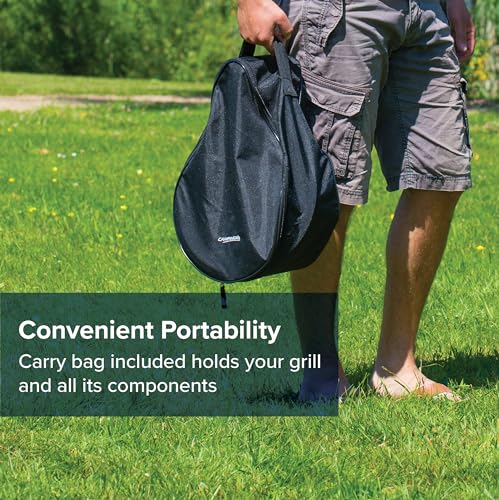 Campingaz Party Grill 400 CV, Camping Stove and Grill, All-in-One Portable Camping BBQ, with Griddle, Grid and Pan Support, Lid Doubles as Wok, Blue