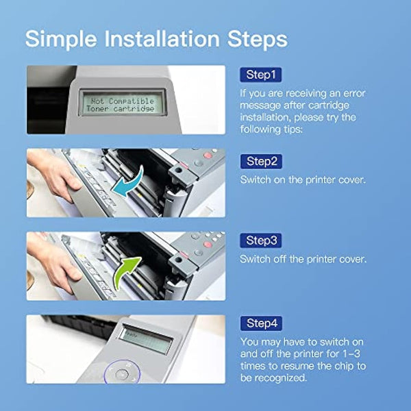 GPC Image D111L D111S Compatible Toner Cartridges Replacement for Samsung MLT-D111S MLTD111S for Xpress M2026 M2026W M2020 M2020W M2022 M2022W M2021 M2021W M2078W M2070 M2070W M2070FW (Black, 4-Pack)