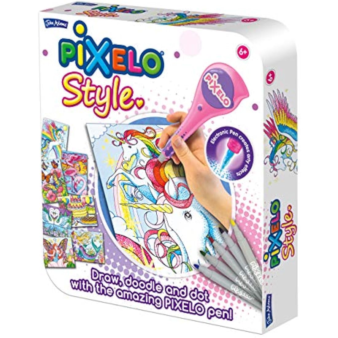 John Adams 577 10858 EA Pixelo Style, red, 1 Count (Pack of 1)