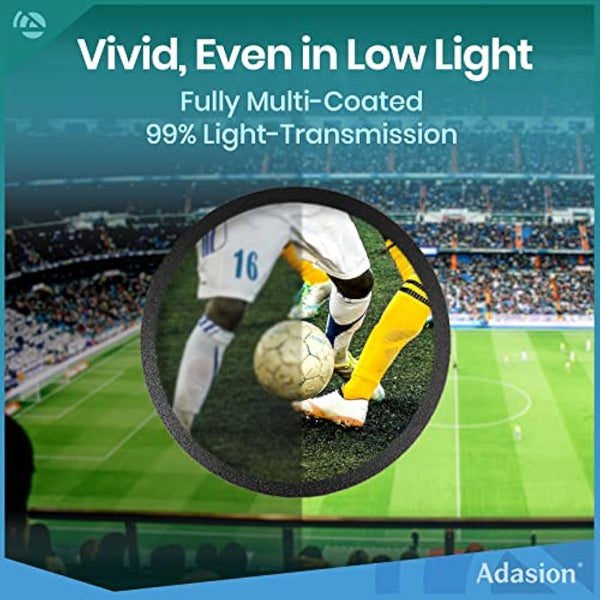 12x42 HD Binoculars for Adults High Power with Phone Adapter and Tripod- Super Bright Binoculars with Large View- Lightweight Waterproof Binoculars for Bird Watching Stargazing Cruise Travel Hiking