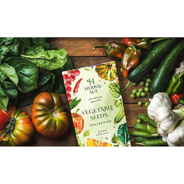 Grow Your Own Kits - 12 Vegetable Plants Seed Box: Courgette, Chilli, Tomato Seeds, 5100 Vegetable Seeds for Planting UK - Unusual Gardening Gifts for Women & Garden Gifts for Men, Allotment Gifts