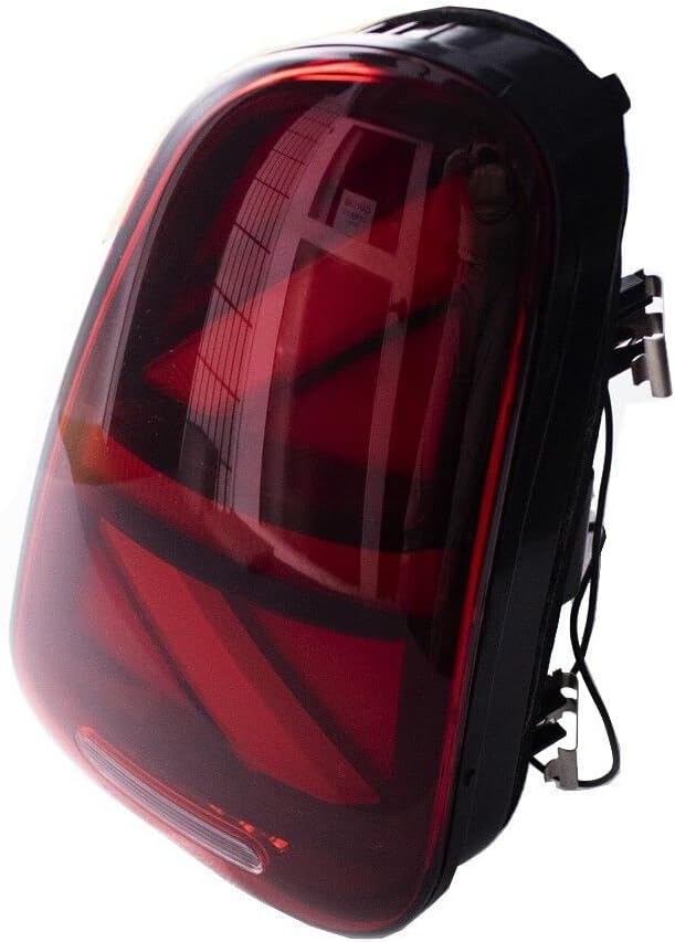 GAZOZ PERFORMANCE LED Tail Lights Union Jack Red Lens Compatible with 04-08 Cooper R50 R52 R53 Mk1