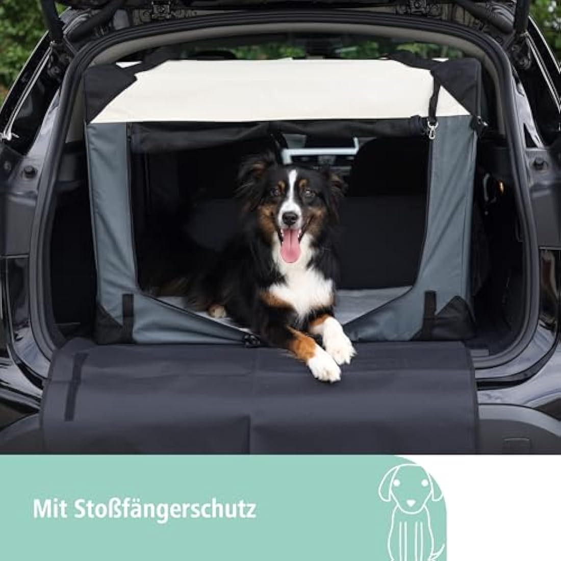 Kerbl Pet Travel Box Journey 91x63,5x63,5cm, gray/beige