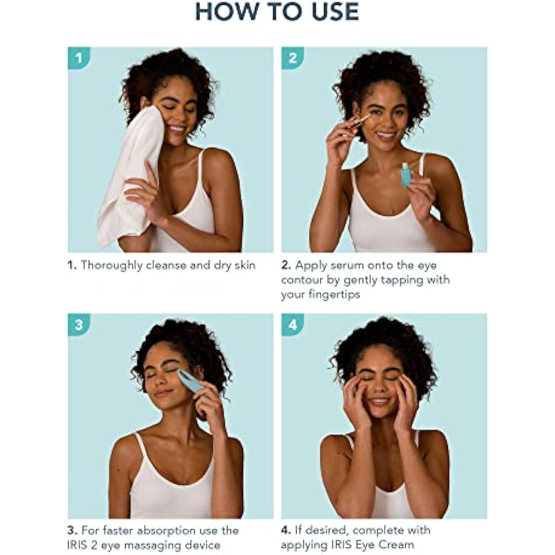 FOREO IRIS Firming Eye Serum - Retinol Serum- Mushroom Extract - Bakuchiol - Eye Cream for Dark Circles and Puffy Eyes - Dark Circles Under Eye Treatment - Travel size - 15ml