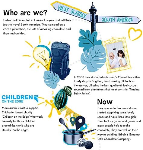 Montezuma's Bar Library, Chocolate Bars In Various Flavours, Gluten Free, 5 x 90g Bars (450g Total)