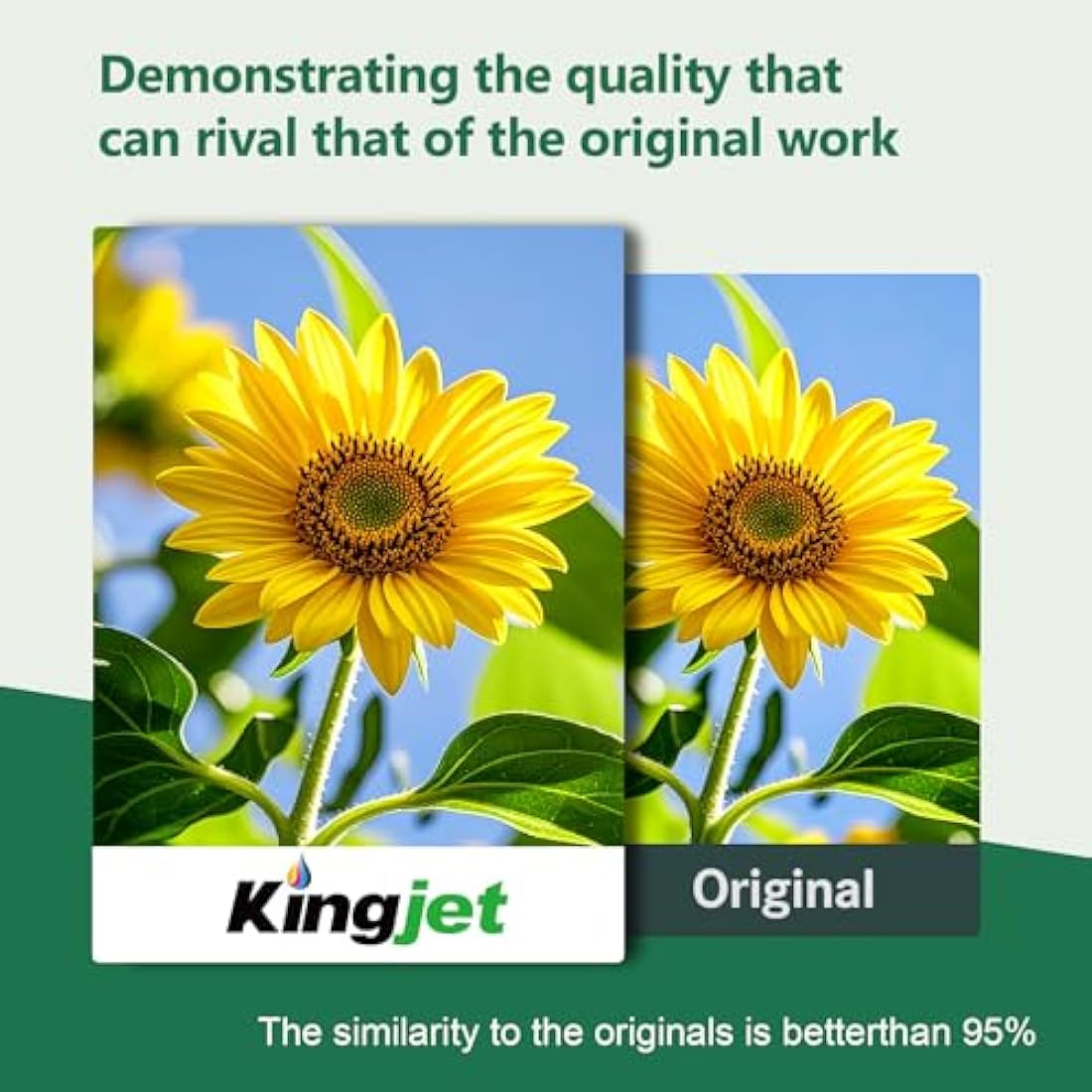 KINGJET LC422XL Ink Cartridges for Brother LC422XL LC422 LC-422XLVAL Ink Cartridges Multipack for Brother MFC-J5340DW MFC-J5345DW MFC-J5740DW MFC-J6540DW MFC-J6940DW Printer, 8 Pack