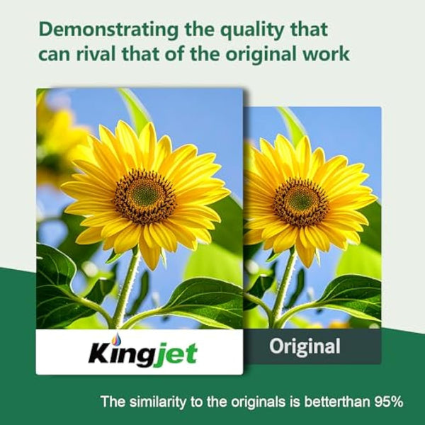 KINGJET LC422XL Ink Cartridges for Brother LC422XL LC422 LC-422XLVAL Ink Cartridges Multipack for Brother MFC-J5340DW MFC-J5345DW MFC-J5740DW MFC-J6540DW MFC-J6940DW Printer, 8 Pack