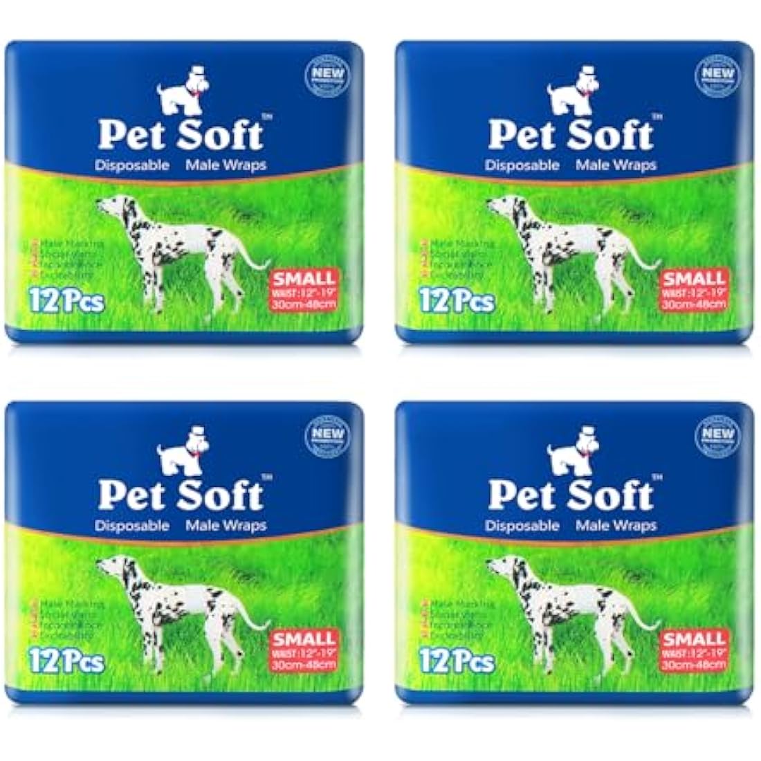 Pet Soft Disposable Dog Puppy Nappies Male - Super Absorbent Male Dog Incontinence Wraps