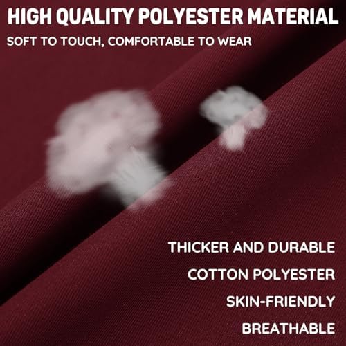 FunChaos 6 Pack Black Waist Apron, Waitress Apron with 3 Pockets, Waterproof Half Apron for Men and Women, Chef Apron for Cooking Cleaning Painting Gardening Bistro Restaurant