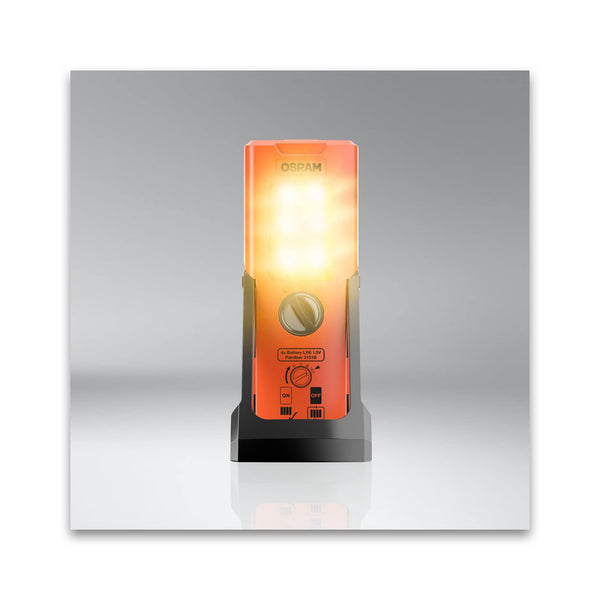 OSRAM LEDSL102 Ledguardian Road Flare Sign V16 Emergency Light for Cars, Breakdown Light, Car Emergency Beacon, Round Safety Warning Light for Vehicles and Motorcycles