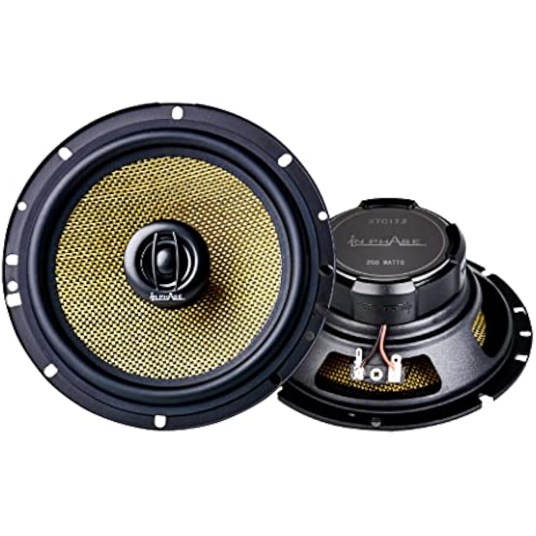 In Phase XTC17.2 250W 2 x 6.5 Inch Car Speakers - 17cm Car Speaker for Door or Parcel Shelf - Audio Speakers & Subwoofers