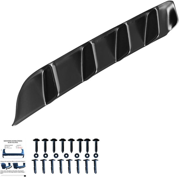 Oneway Rear Diffuser compatible with Volkswagen Tiguan II R Facelift 2020-2024 - Gloss black