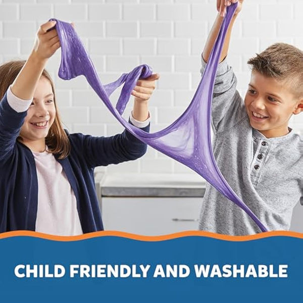 Elmer’s Glitter Slime Kit | Slime Supplies Include Purple & Blue Glitter Glue & 2 Bottles of Magical Liquid Slime Activator | Washable & Kid Friendly | 4 Count