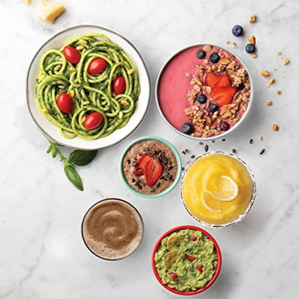 nutribullet magic bullet Starter Kit - All-in-one Food Processor & Blender - 10,000 RPM Speed - 4 Piece Kit with High Torque Power Base, Tall Cup & Flip Top Lid & Cross Blade - For Meal Prep