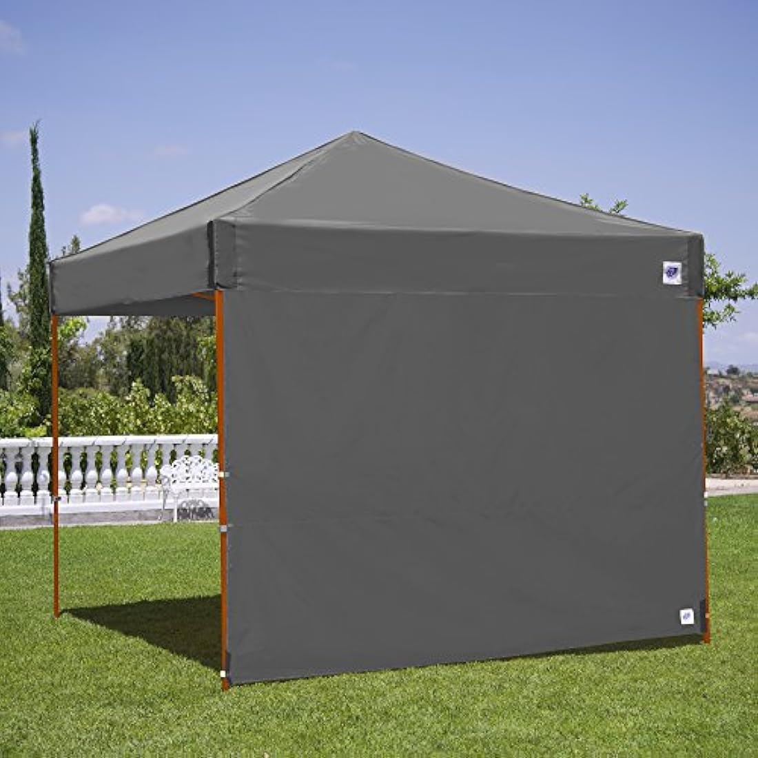 E-Z UP Recreational Sidewall – Steel Grey - Fits Straight Leg 10' Instant Shelters
