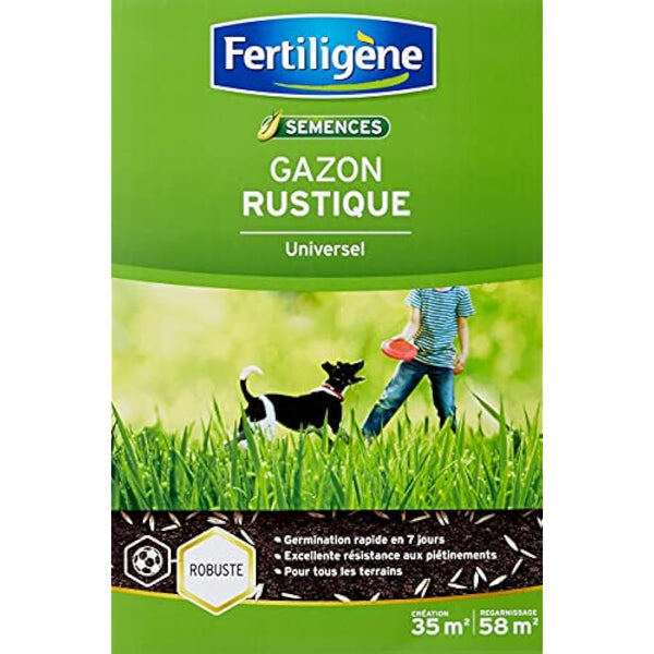 EVERGREEN FERTILIGENE GAZON RUSTIQUE UNIVERSEL, 35MA� RUST35