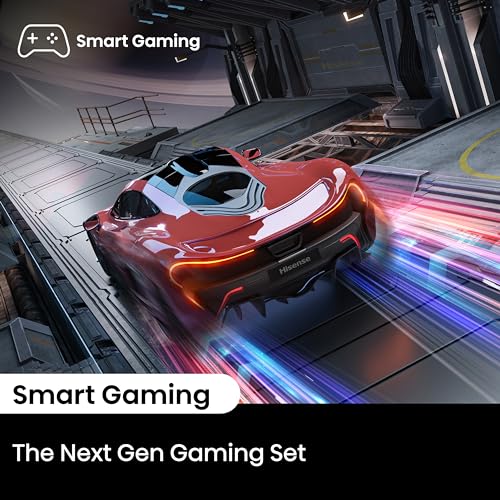 Hisense 55 Inch 4K QLED Smart TV 55E77NQTUK - Quantum Dot Colour, 4K AI Processor, Dolby Vision Atmos, Smooth Motion, Sports Mode, Vidaa OS with Freely, Youtube, Netflix and Disney+ (2024 Model)