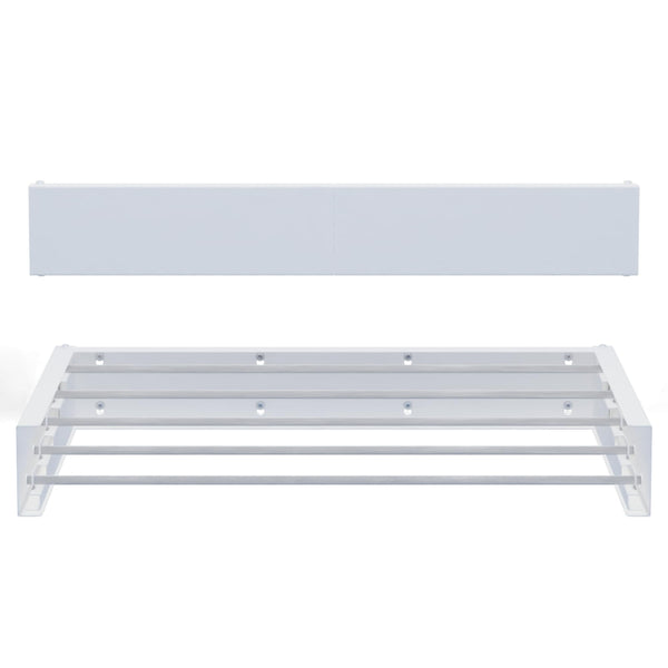 Hot Flow Glide Foldable Wall Mounted Clothes Rack, Retractable Clothes Drying Rack. Sleek Design With 6 x 100cm Rods For 6m Of Hanging Line. Perfect