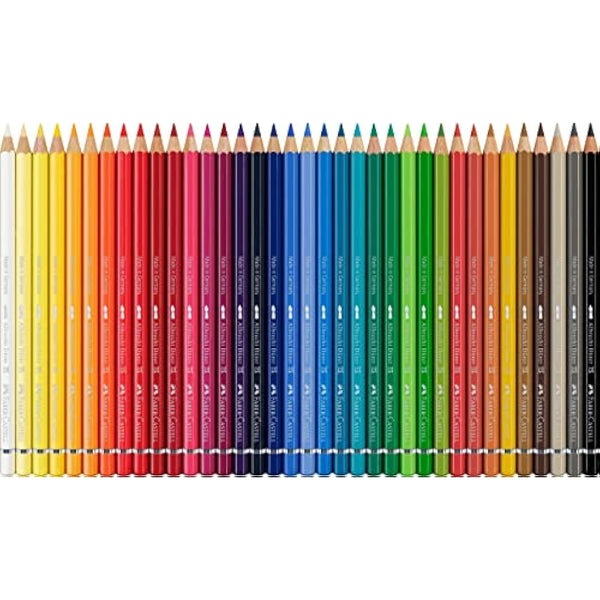Faber-Castell Art & Graphic Albrecht Dürer Watercolour Pencil, Multicoloured, Tin Of 36, For Art, Craft, Drawing, Sketching, Home, School, University, Colouring