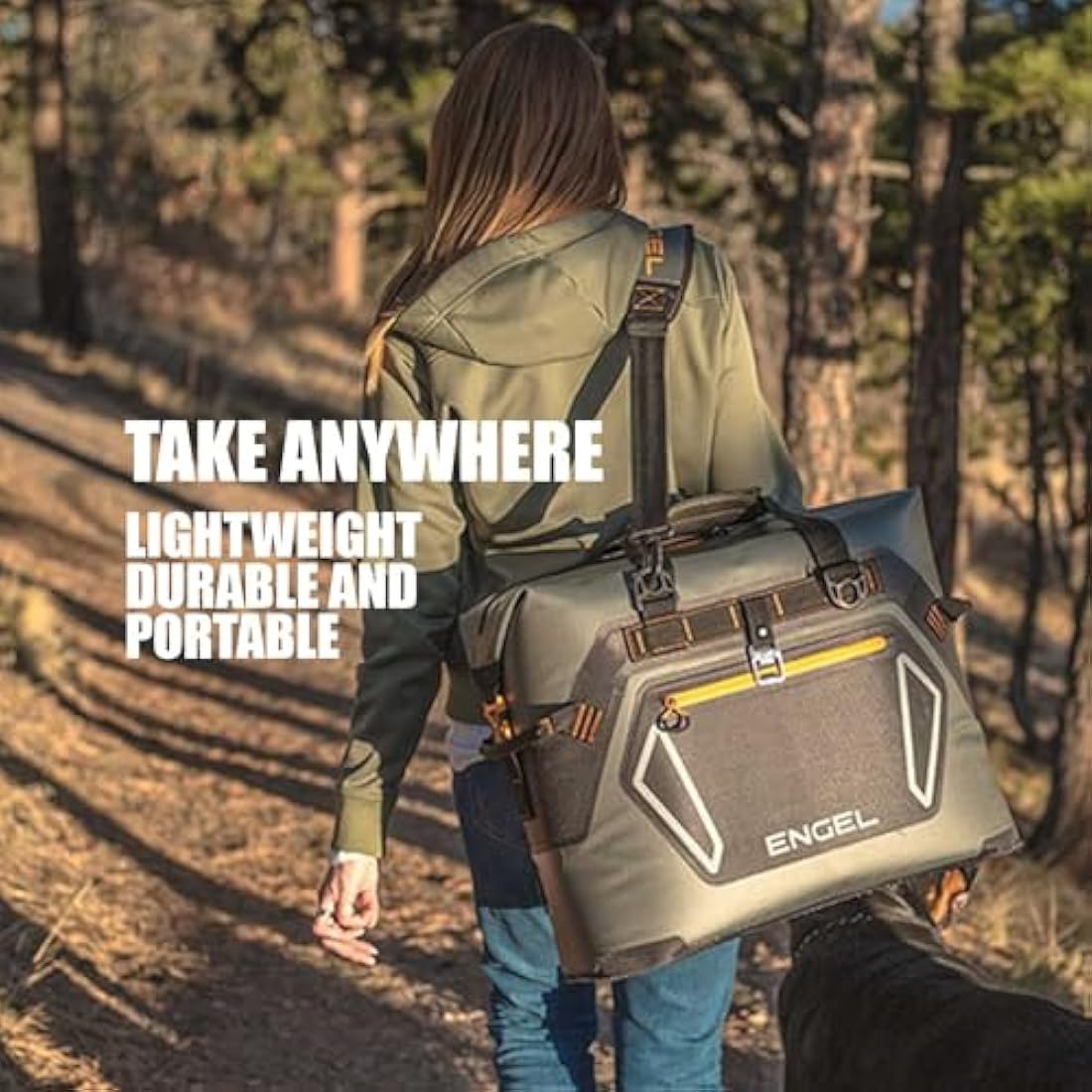 ENGEL HD20 20.8 L Cool Bag Large Enough for 40 Cans - Leak-Proof, Portable, Insulated Lunch Cool Bag for Camping, Picnic, Fishing, Tailgating & Outdoor Activities - Travel Ice Cooler Soft Box