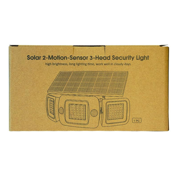 intelamp Solar Security Light Outdoor Motion Sensor 6000mAh Battery 270° 3 Modes Wall Lights Solar Flood Lights with Sensor Lights Garden for Gifts Front Door Garden Fence