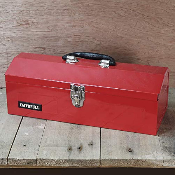 Faithfull FAITBB19 Metal Barn Tool Box 484 mm (19 Inch)
