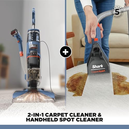 Shark CarpetXpert HairPro Pet Carpet Cleaner with Anti-Clog, Anti-Clump, Anti-Tangle, Removes Stains & Odours from Carpets & Rugs, Includes Deep Clean Pet Formula, 1000W, EX220UK