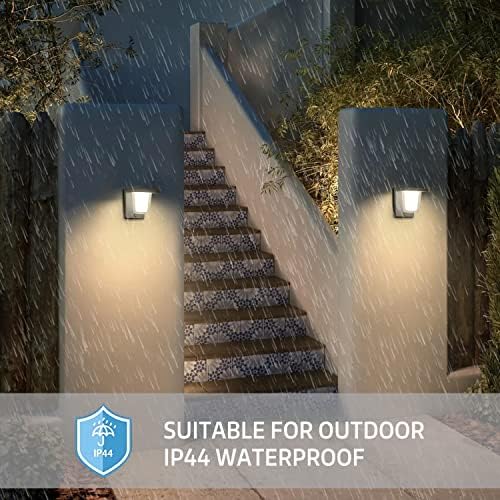 FLORNIA LED Outdoor Wall Light with Motion Sensor, Outside Wall Light Main Powered with PIR, External Garden Weatherproof Aluminium Lamp (900LM 13.5W 3000K IP44)