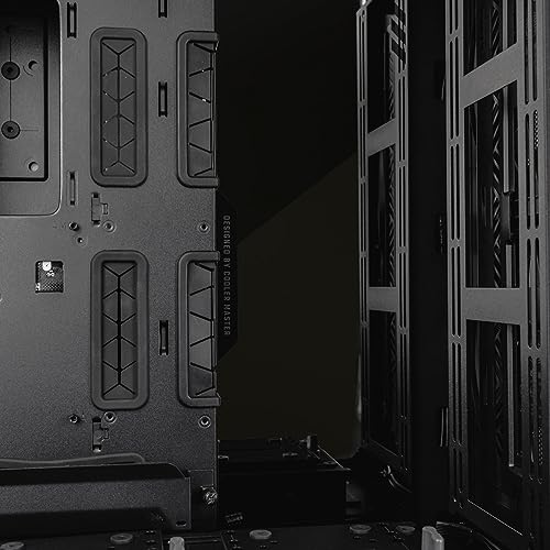 Cooler Master HAF 700 PC Case - Full-Tower, E-ATX Compatible, 5 x Pre-Installed Fans, Rotatable Radiator Bracket, TG Side Panel, Tool-Free Design, ARGB Controller Included