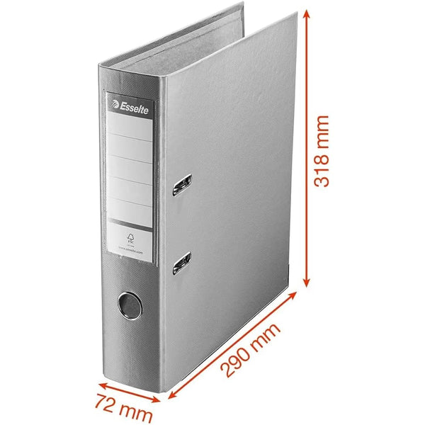 Esselte A4 Lever Arch Files, Red File Folders 624292, 3 Count (Pack of 1)