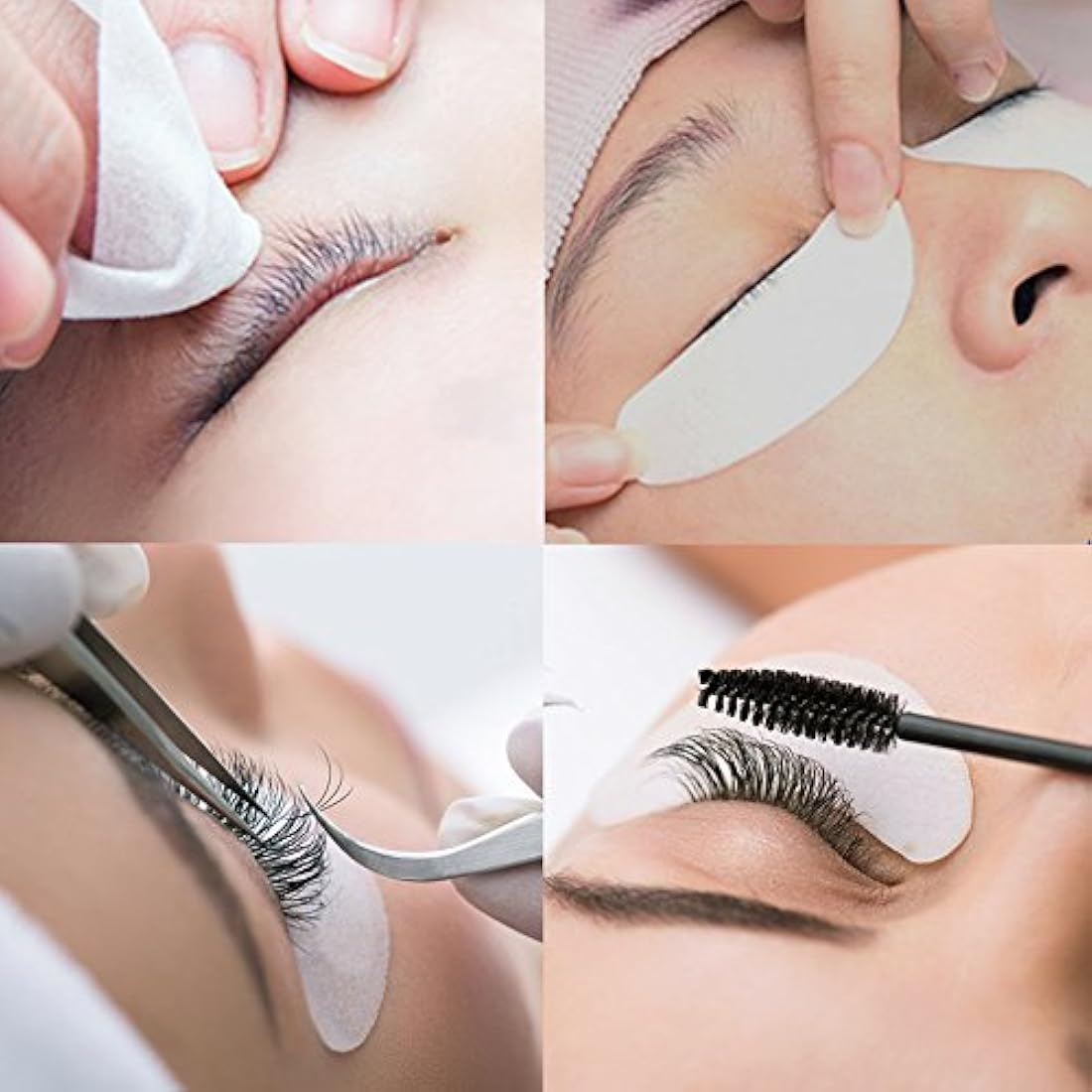 250 Pairs Eye Pads for Eyelash Extension Eyelash Pads Eye Pads Eyelash Eye Patches Eyelash Extension Pad Accessories Under Eye Pads for Eyelash Extensions Good Stay Lunamoon (Pink250)