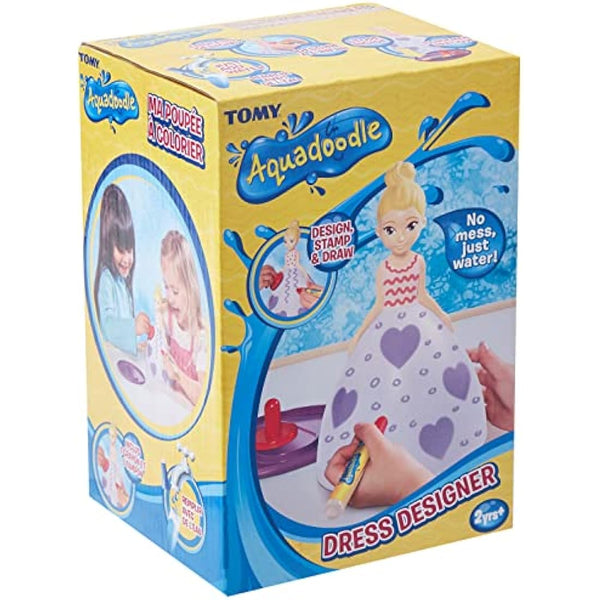 AQUADOODLE Dress Designer, 3D and Mess Free Colouring Kids Toys, Educational Play Pens For Toddlers and Children to Draw and Doodle, Suitable for Girls and Boys Aged 18 Months+