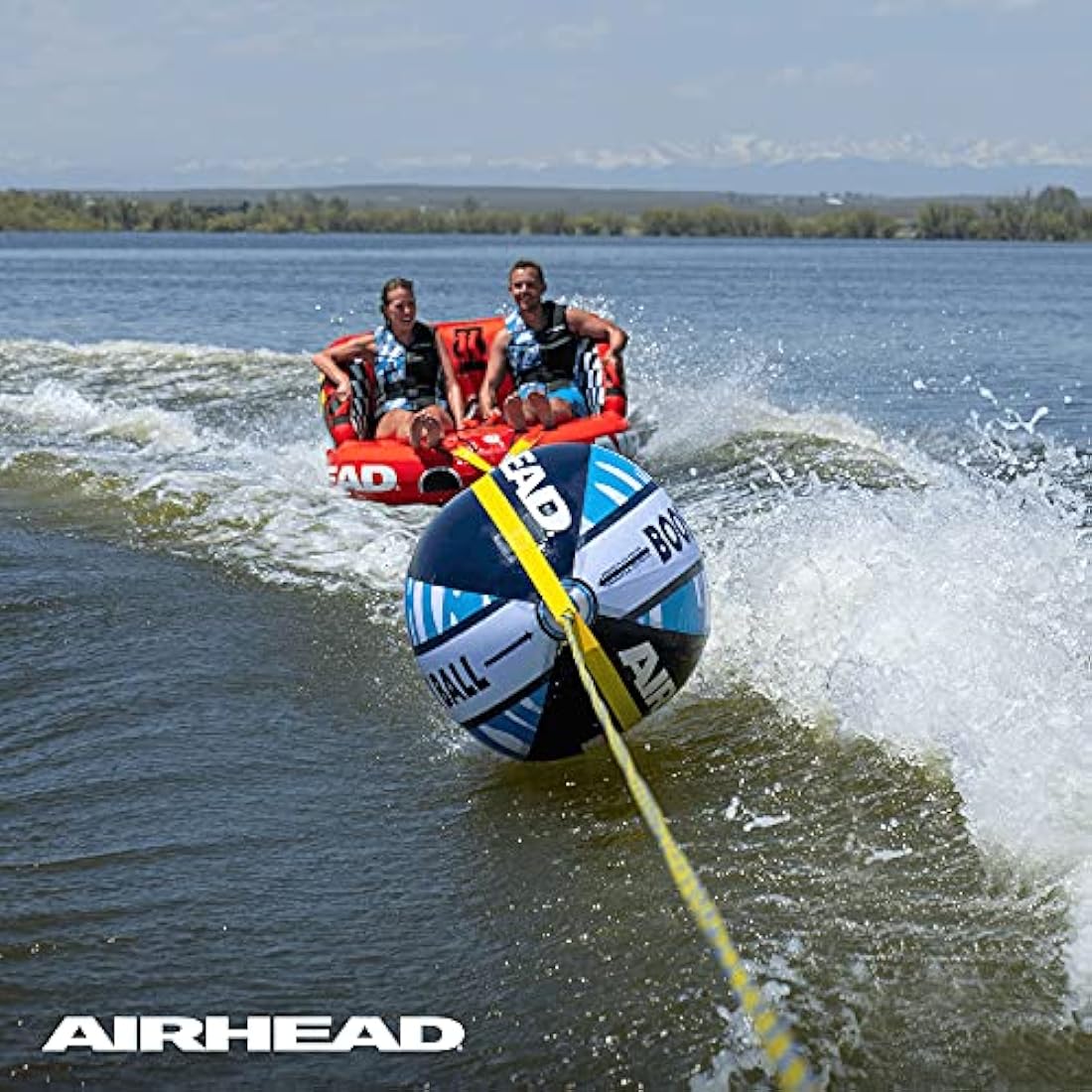 AIRHEAD Booster Ball, Towable Tube Rope Performance Ball