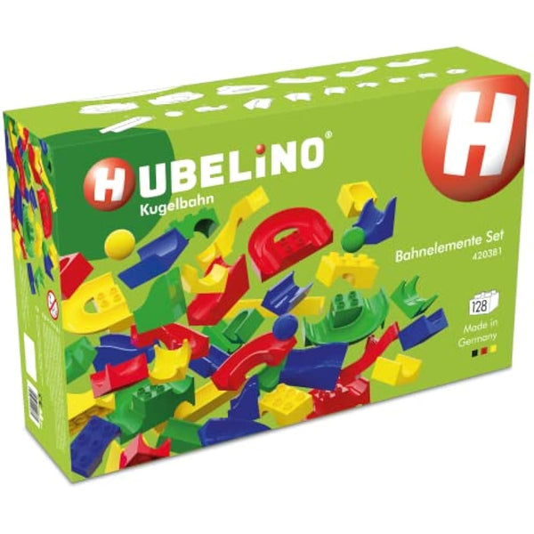 Hubelino 420381 Run Element Expansion set- 128 pieces- Compatible with Popular Building Block Systems- for Ages 4 and Up (Made in Germany)