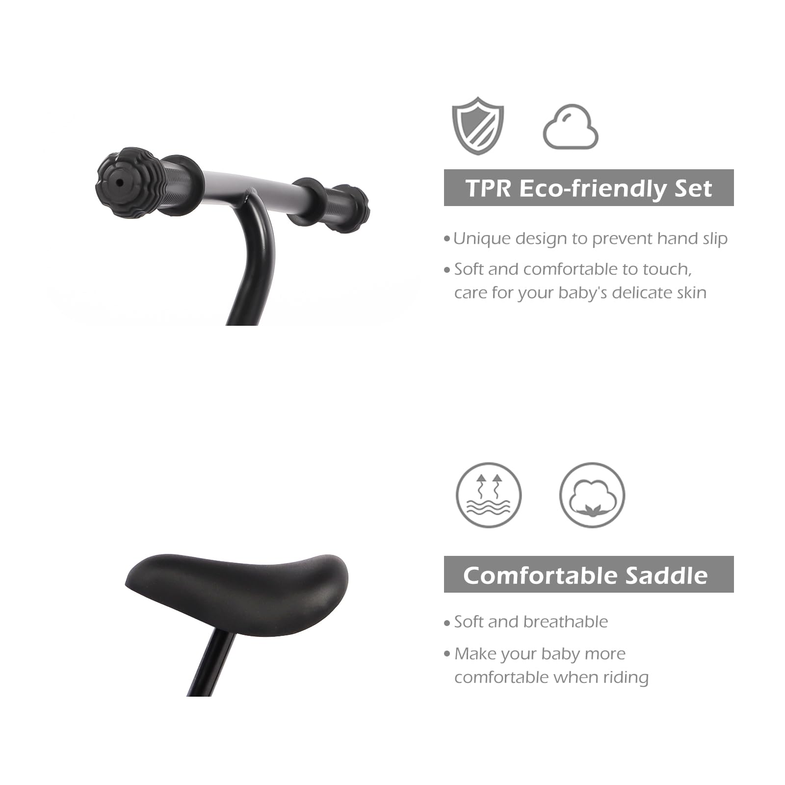 Balance Bike for Toddlers, Kids - 2, 3, 4 Year Olds, Bicycle Toys for 1 Year Old Boys Girls, No Pedal Training Bicycle Toddler Bike