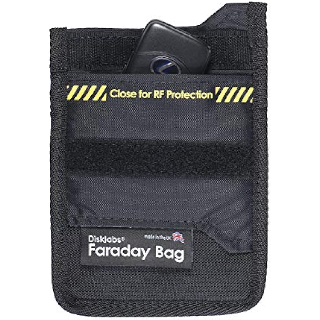 Disklabs Police Approved Key Shield KS1 Faraday Pouch Bag for Protection Against Keyless Car Crime Guard Key Fob