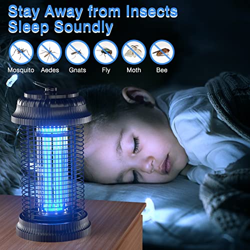 TMACTIME Mosquito Killer Lamp 4000v 20w Uv High-powered Bug Zapper with Metal Housing, Waterproof Electronic Insect Killer for Indoor and Outdoor Use
