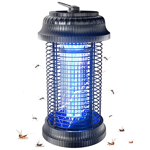 TMACTIME Mosquito Killer Lamp 4000v 20w Uv High-powered Bug Zapper with Metal Housing, Waterproof Electronic Insect Killer for Indoor and Outdoor Use