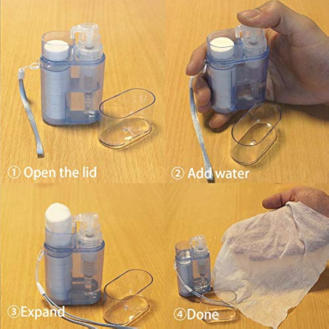 GLOYY Soft Compressed Towels Biodegradable Mini Coin Tissues Includes FREE Carrying Dispenser, Portable for Home Beauty Backpacking Camping Outdoor Accessories(500 Count) (8.8”x9.5”)