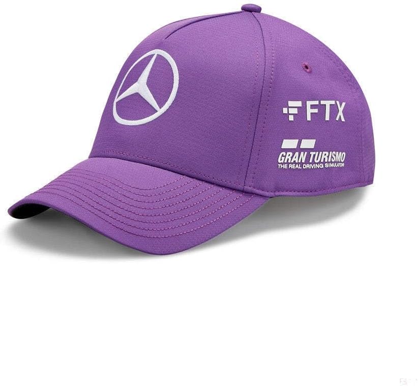 Mercedes AMG Petronas Formula One Team - Official Formula 1 Merchandise - Lewis Hamilton 2022 Team Cap - Purple - One Size