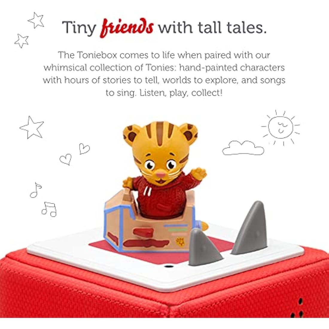 Tonies Daniel The Tiger Audio Toy Figurine from Daniel Tiger's Neighborhood