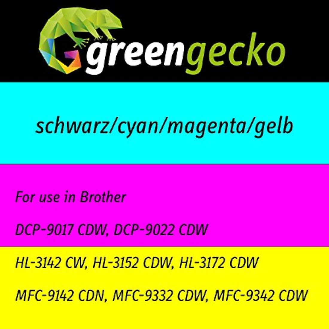 5 XXL Toner compatible for Brother TN-242 / TN-246 | for Brother HL-3142cw, DCP-9022cdw, MFC-9142cdn, MFC-9332cdw, MFC-9342cdw / cartridges black(2), cyan, magenta, yellow