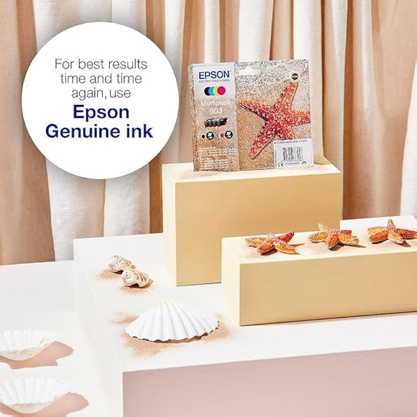Epson 603 Starfish Genuine , 4-Colours Multipack Ink Cartridges