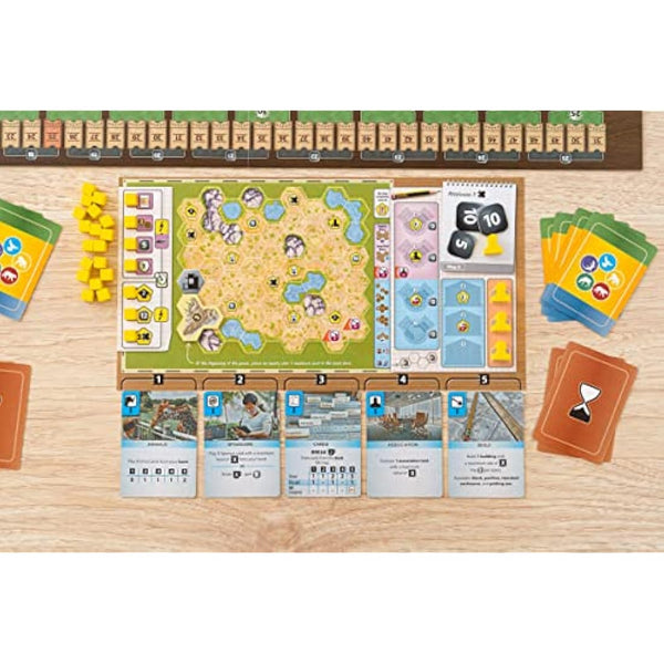 Feuerland Spiele | Ark Nova | Board Game | Ages 14+ | 1-4 Players | 90-150 Minutes Playing Time